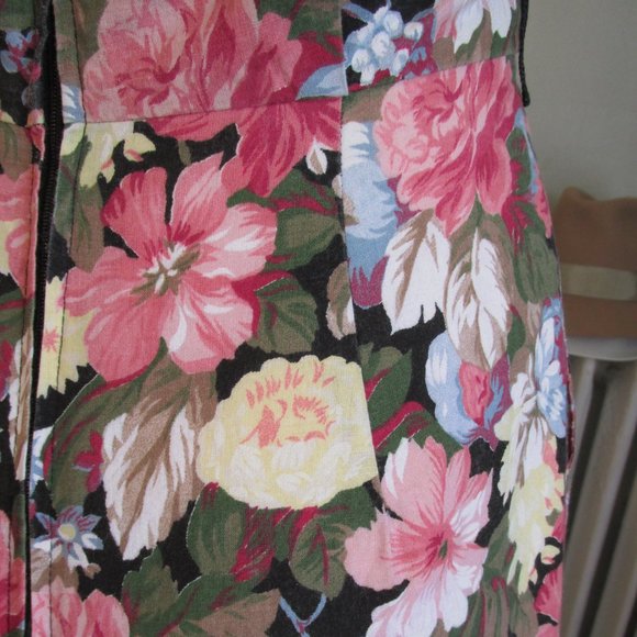 Vintage  80s Floral Romper - Picture 3 of 4